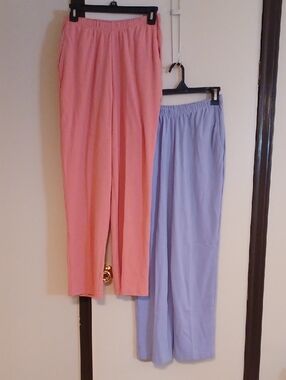 Blair Straight-Leg Pants — Peach and Perriwinkle